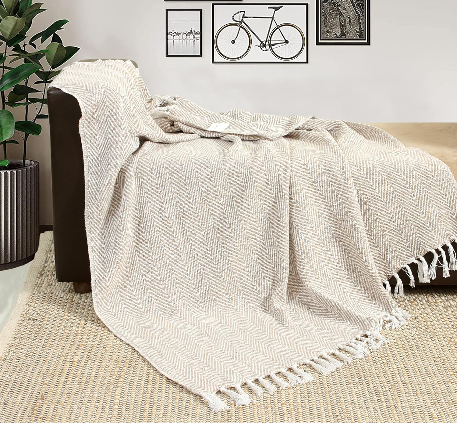 Cozy Cotton Throw Blanket