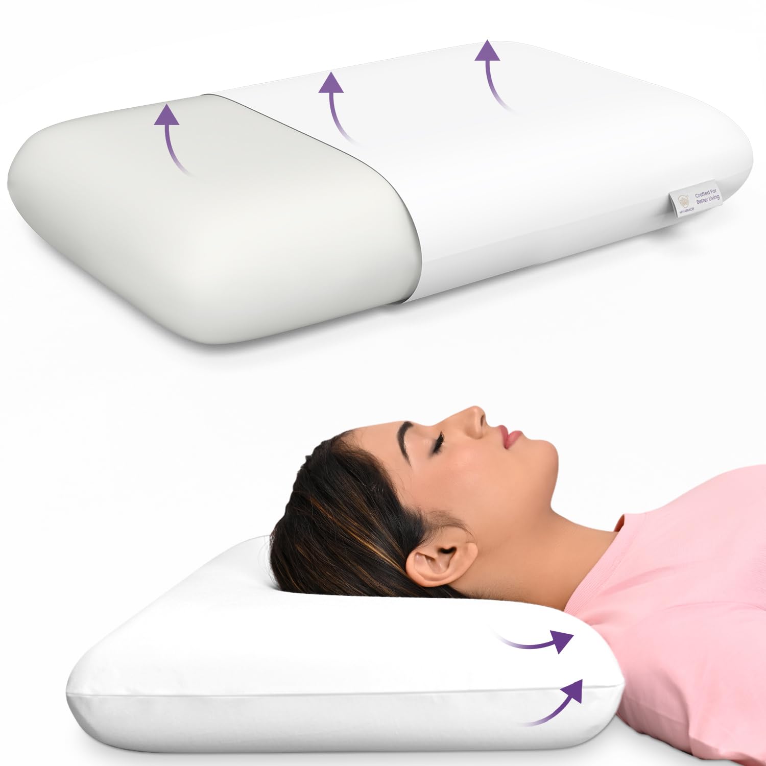 Plush Memory Foam Pillow